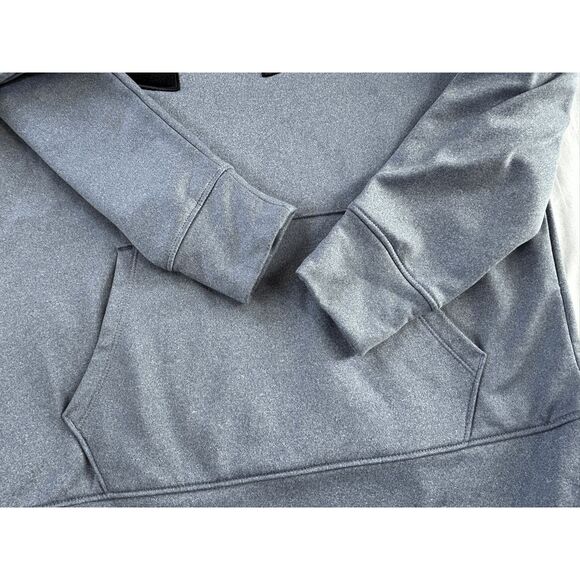 Men's Gray Under Armour Hoodie Size XS, Drawstring Hoodie, Front Pocket - Picture 4 of 5